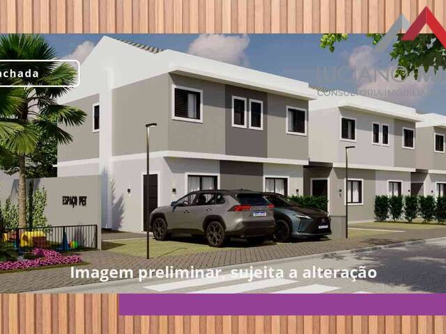 Casa geminada 2 dormitórios - Financiamento habitacional - 748