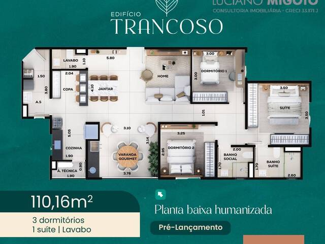 #1342 - Apartamento para Lançamento em Taubaté - SP - 2